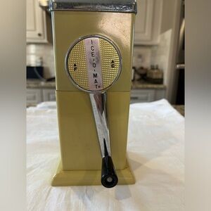 Vintage. Ice O Mat 1950s retro kitchen‎ kitchen ice crusher  by Rival